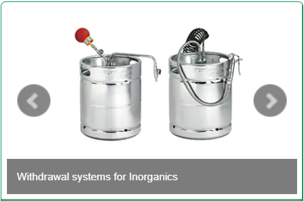 Withdrawal systems for Inorganics